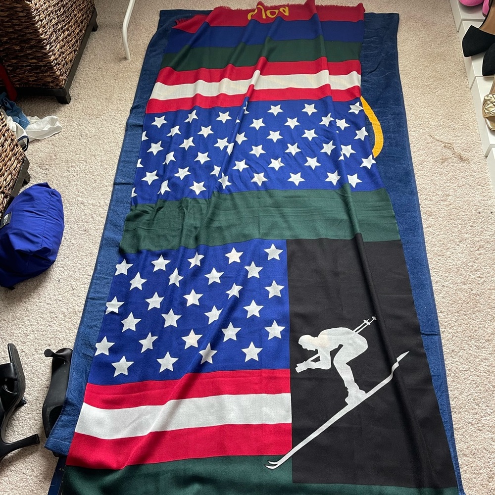 Polo Ralph Lauren Stars and Stripes Ski Scarf